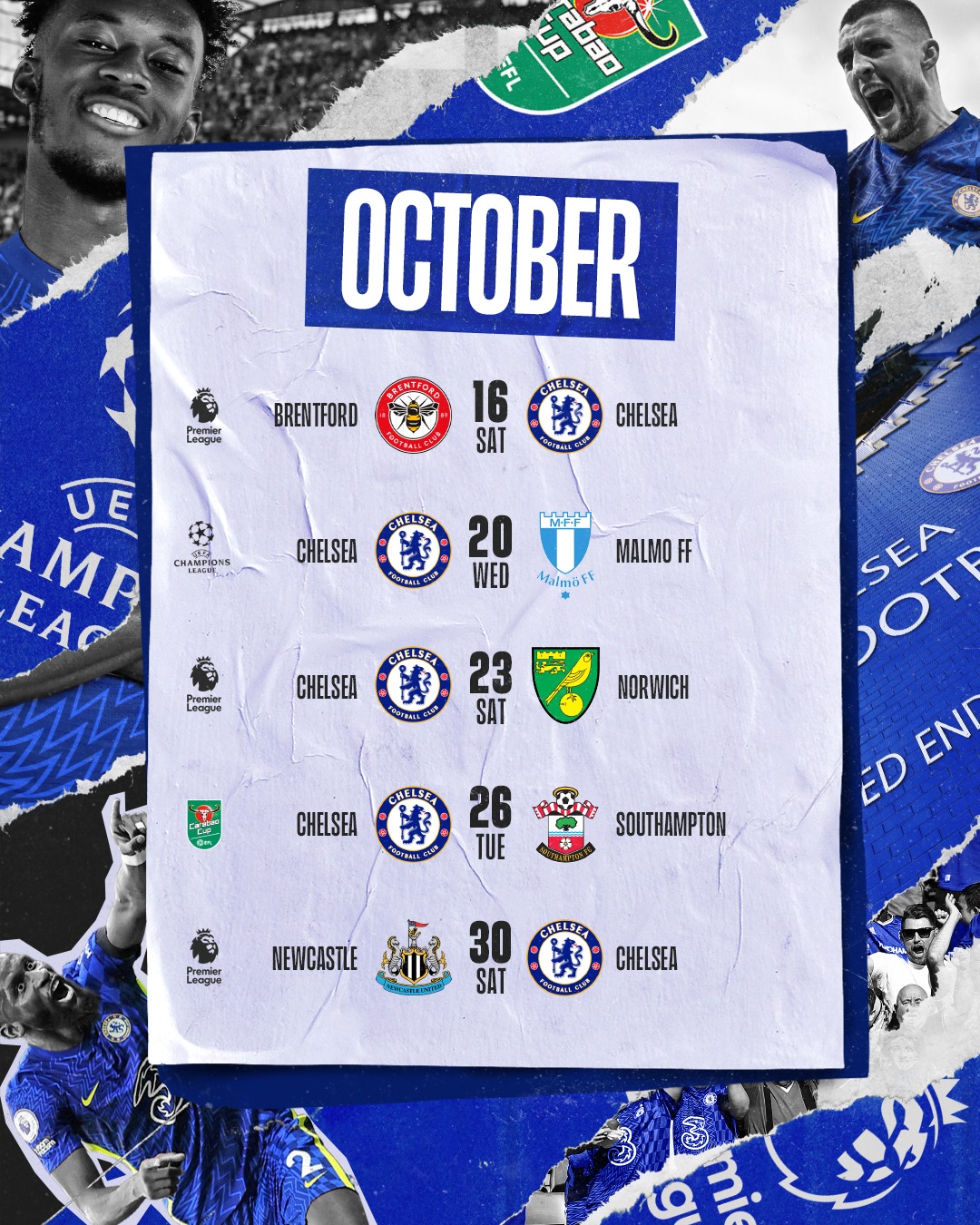 chelsea match schedule
